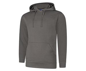 Un lothing Deluxe Hooded Sweatshirt UC509 XS-5XL Soft Material - Grey - Large
