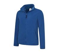 Un lothing Ladies Classic Full Zip Fleece Jacket - Royal Blue - 3XL