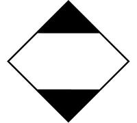 UN New 2011 ADR Limited Quantities Diamond (ADR & UN compliant Sticker) - Quantity: 250-100mm x 100mm Diamond - By Inoxia