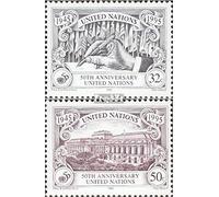 UN - NEW York 687A-688A (complete.issue.) unmounted mint/never hinged ** MNH 1995 50 years UN (Stamps for collectors)