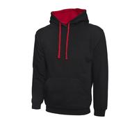 Un ontrast Hooded Sweatshirt 50% Cotton 50% Polyester Pouch Pocket