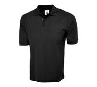 Un otton Rich Poloshirt 100% Cotton Knitted Collar Enzyme Washed UK Size