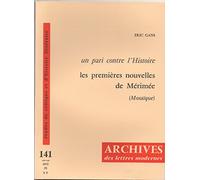 Un pari contre l'Histoire : les premières nouvelles de Mérimée (Mosaïque)