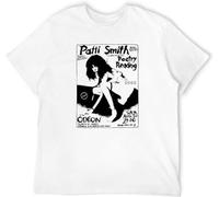 Un Patti Smith Poetry Poster Art Mens T Shirt Cgbg Punk Poet Rock Music Grey