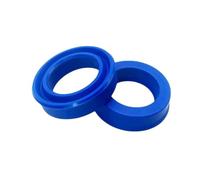 UN PU Radial Shaft Hydraulic Seal, ID 40-50mm Single Lip U-Cup | Polyurethane piston rod sealing ring, hydraulic cylinder replacement gasket(40X50X4 5PCS)