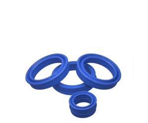 UN Radial Polyurethane Shaft Hydraulic Oil Seal, Inner Diameter 185mm, Outer Diameter 195mm, Thickness 12mm, 10Pcs, Blue, 185x195x12mm