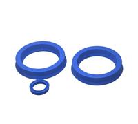 UN Radial Polyurethane Shaft Hydraulic Oil Seal, Inner Diameter 24mm, Outer Diameter 32mm, Thickness 5mm, 10Pcs, Blue, 24x32x5mm