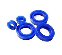 UN Radial Shaft Hydraulic Seal ID 8-19MM Polyurethane Piston Shaft Piston Rod PU Single Lip U-shaped Cup Oil Seal(19x25x7(5pcs))