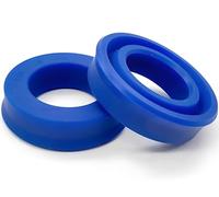 UN Radial Shaft Seal, 5pcs Polyethane Piston Rod PU Single Lip U Coil ID 8-11mm Hydraulic Seal(UN 8 * 22 * 10)