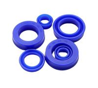 UN Radial Shaft Seal ID 8-19mm (IDxODxTHK) Polyurethane Piston Shaft Piston Rod PU Single Lip U Cup Oil Seals 5pcs UN Radial Shaft Hydraulic Seal(12x22x6(5pcs))
