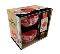 Un ramen à Tokyo: Coffret avec 2 bols à ramen, 2 paires de baguettes et 1 livre de recettes
