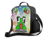 Un-spea-kable Durable Resuable Insulated Lunch Bag,Neoprene Lunch Box with Adjustable Shoulder Strap,Portable Leakproof Tote Cooler Warm Pouch