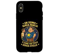 Un uomo senza pancia è come un cielo senza stelle. Per papà Case for iPhone X/XS