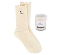 Un:wind Scented Candle & Sock Gift Set, One Size 4-8