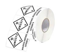 UN3373 Labels for Biological Substance Category B Stickers 2 x 2.75 Inch - UN3373 Caution Warning Labels Shipping Stickers 250 Pcs