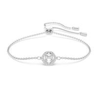Una Angelic bracelet, Mixed cuts, White, Rhodium plated