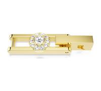 Una Angelic extender, Round cut, White, 18K gold finish