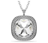 Una Angelic pendant and brooch, Cushion cut, White, Mixed plating