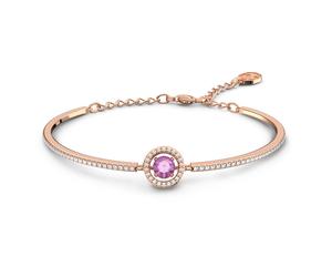 Una bangle, Round cut, Purple, 18K rose gold finish