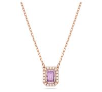Una necklace, Purple, 18K rose gold finish