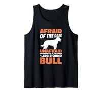 Unafraid of A Bull Australian Kelpie Working Dog Humor Tank Top