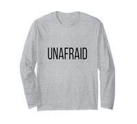 Unafraid Single Word Adjective Simple Halloween Costume Long Sleeve T-Shirt