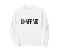 Unafraid Single Word Adjective Simple Halloween Costume Sweatshirt