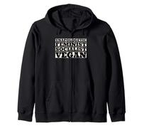 Unapologetic Feminist Socialist Vegan Animal Right Lover Zip Hoodie