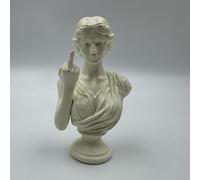 Unapologetic Venus: The Middle Finger Statue, Rebellious Bold Modern Art Decor, Venus Goddess Statue Middle Finger Ornament, Roman Mythology Ornament for Arts Lovers