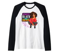 Unapologetically Black and Educated Melanin Queen Women Girl Raglan Baseball Tee