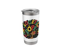 Unapologetically Dope Afro Pride Black History Month Stainless Steel Insulated Tumbler