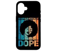 Unapologetically Dope Black Girl Magic Black Queen Goddess Case for iPhone 16