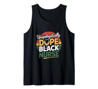 Unapologetically Dope Black Nurse Pride Power Tank Top
