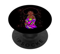 Unapologetically Dope Black Sista Beautiful Melanin Women PopSockets Adhesive PopGrip