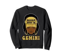 Unapologetically Dope Gemini Queen Black Women Zodiac Sweatshirt