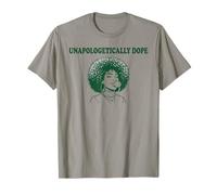 Unapologetically Dope - Green Afro Girl - African American T-Shirt