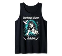 Unashamed Believer Holy Christian Jesus Faith Romans 1:16 Tank Top
