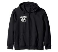 Unashamed of the Gospel, Christian Teen Romans 1:16 Zip Hoodie