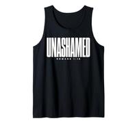 Unashamed Romans 1 16 Bold Christian Faith Statement Tank Top