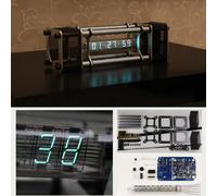 Unassembled IV-18 Fluorescent Tube Clock Kit DIY 6 Digital Display Energy Pillar With Remote Control