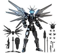 Unassembled T13 Action Figures Set, 3D Printed Dummy 13 Action Figure, Multi-Jointed Movable Robot Warrior, Shapeshift Lucky Robo 13 Mobile Robot for Game Lovers Sci-Fi Enthusiasts Home Decor(A2)