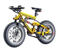 Unativer Bicycle Building Blocks Set, 240 PCS Sports Mode Bike Model Kit, High Simulation Technology Bicycle Building Toys, Home Office Decor Display, Gift for Kid Adult (B)