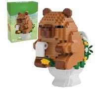 Unativer Capybara Building Blocks Set, 610 PCS Animal Construction Toys Mini brick Model Kit for Pet Lovers, Creative DIY Educational Collectible Display for Home Decoration, Birthday Gifts