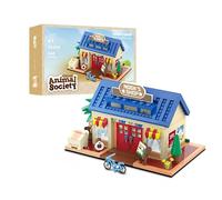 Unativer House Building Blocks Set, 840 PCS Colorful Dollhouse Model Toys, STEM Street View Architecture Construction Kit Compatible with Major Brands, Ideas Gifts for Kids, Adults Aged 6+