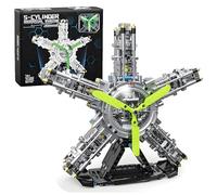 Unativer Interstellar Engine Building Blocks Set, STEM Educational Spacecraft Construction Toy for Adults, Creative DIY Spaceship Model, Interactive Engineering Learning for Teens Aged 14+