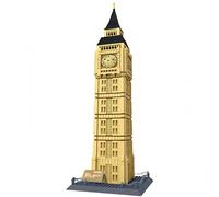 Unativer London Big Ben Building Blocks Set, 3D Big Ben Clock Tower Famous Landmark Series Model Architectural for Kids, Adults, Creative Gift for History and Architecture Fans