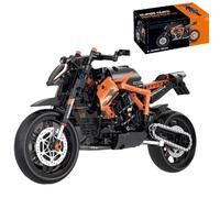 Unativer Motorcycle Building Block Set for Superduke 1290R, 579 PCS 1:8 Super Motorbike Construction Toys, MOC Racing Motorcycle Building Model Kit, Gifts for Kid Adult (60501)
