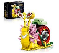 Unativer Pink Snail Animal Building Blocks Toy, 738 PCS Creative Cartoon Figure Construction Kit for Teens & Adults, DIY Colorful Brick Model, Collectible Interactive Animal Building Toy Gift