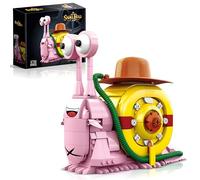 Unativer Pirate Snail Animal Building Blocks Toy, 573 PCS Creative Cartoon Figure Construction Set for Teens & Adults, DIY Pirate Brick Model, Fun Interactive Animal Building Toy Gift
