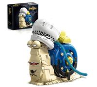 Unativer Snail Animal Building Blocks Toy, Creative Figure Construction Set for Teens & Adults, DIY Fun Pet Brick Model, Interactive Collectible Building Toy Gift